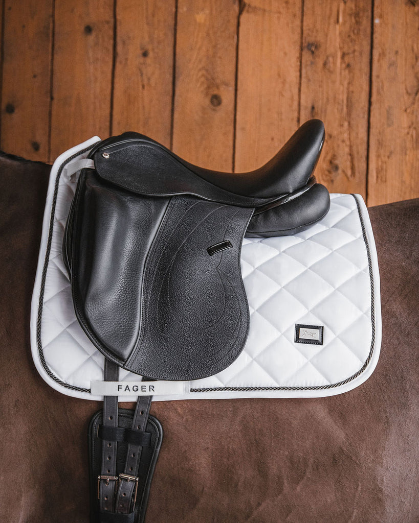 Fager Dressage Saddle Pad White