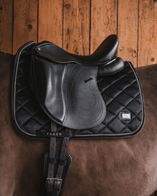 Fager Dressage Saddle Pad Black