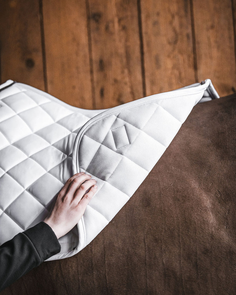 Fager Dressage Saddle Pad White
