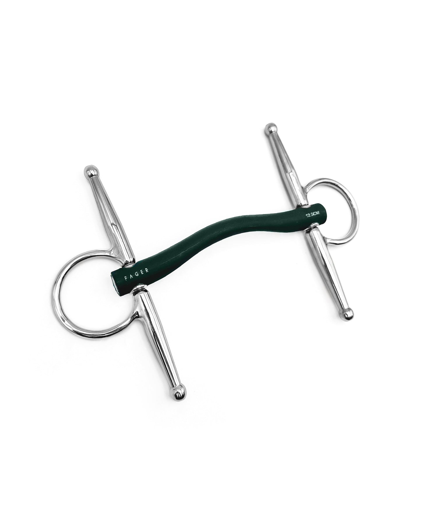 Fager Andrea Hard Rubber Full Cheek Bit | Preorder