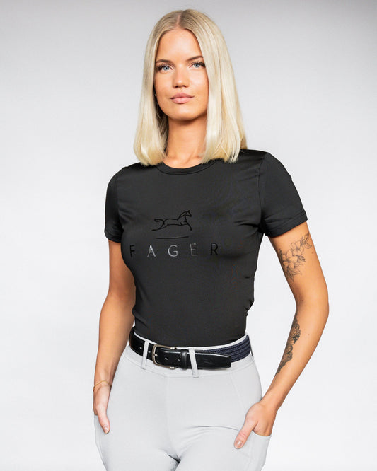 Fager Fia Short Sleeve T-shirt Black