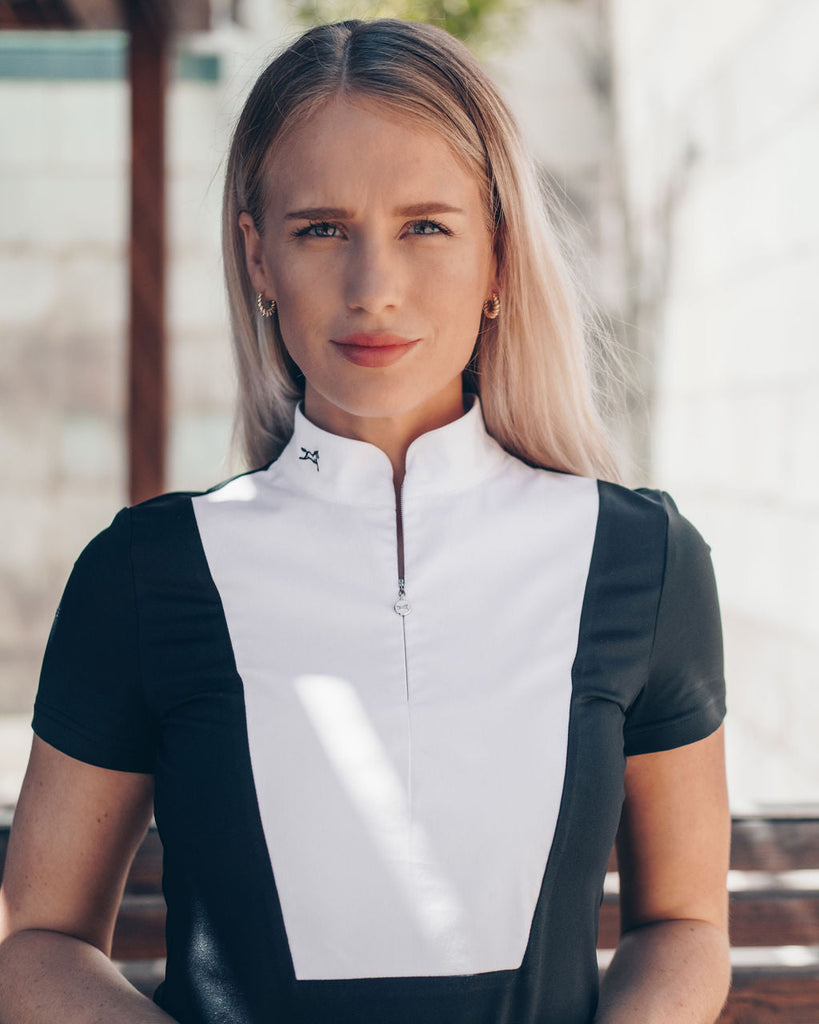 Fager Sanna Competition Shirt Short Sleeve Black