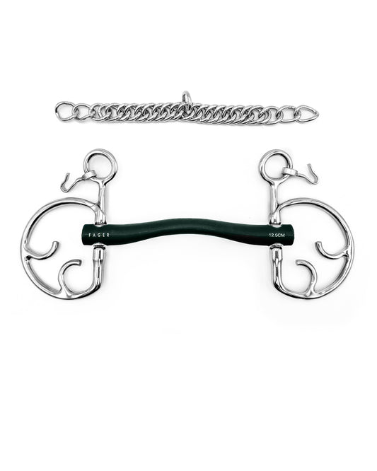 Fager Andrea Hard Rubber Kimblehook Bit | Preorder