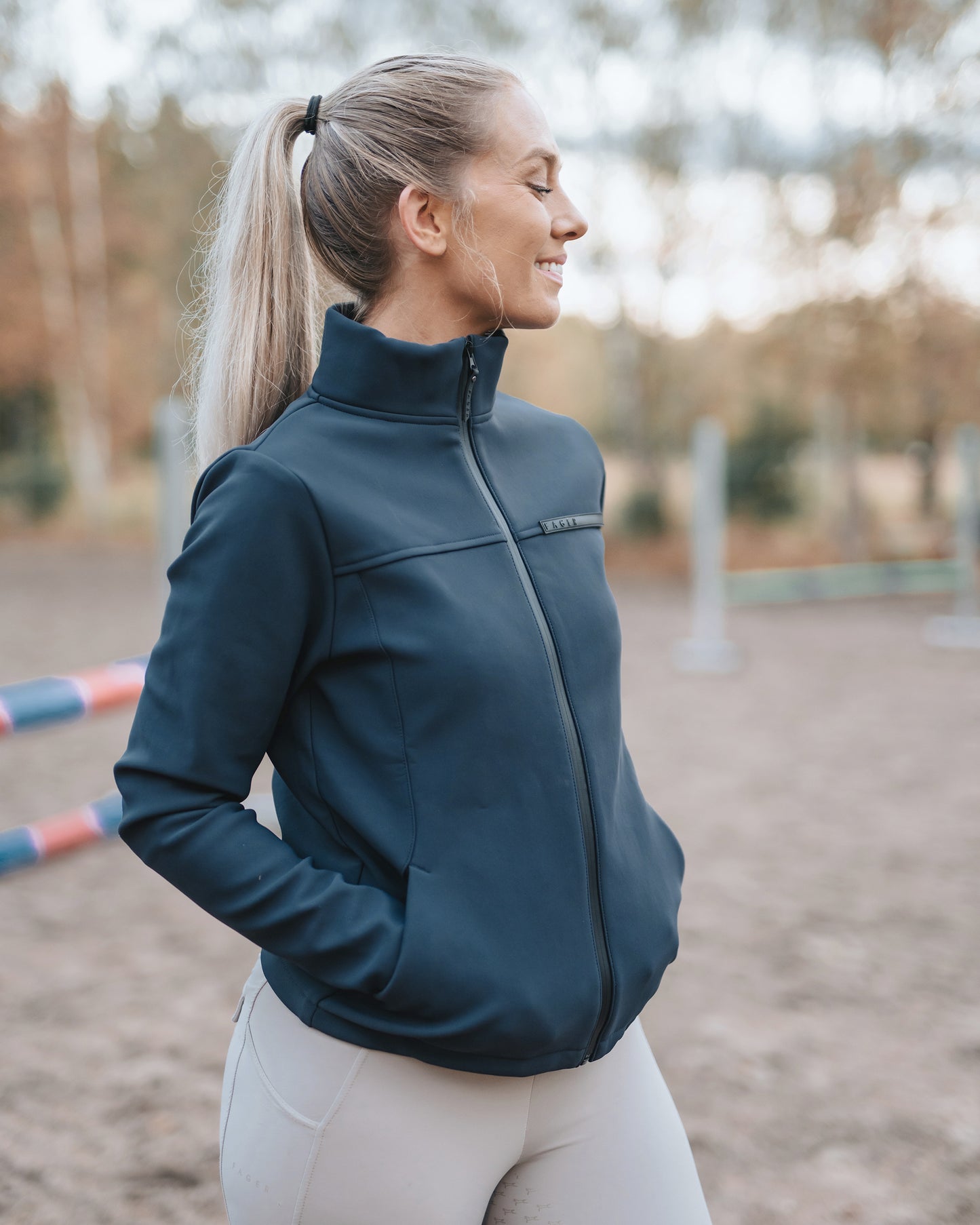 Fager Bonnie Softshell Jacket Navy