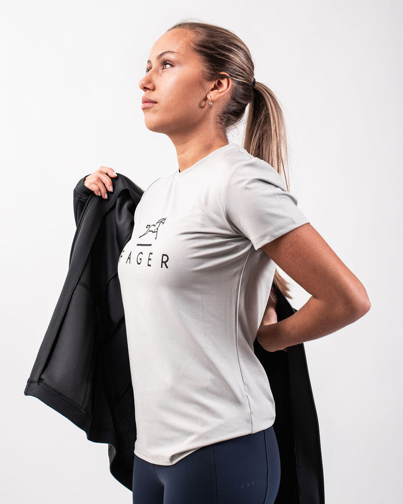 Fager Fia Short Sleeve T-shirt Grey