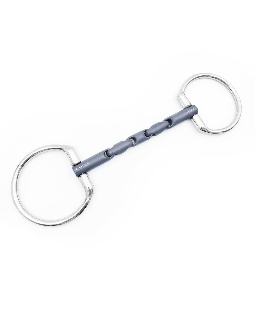 HORZE Waterford Loose Ring Snaffle Bit - Stainless Steel Horse Riding Bit