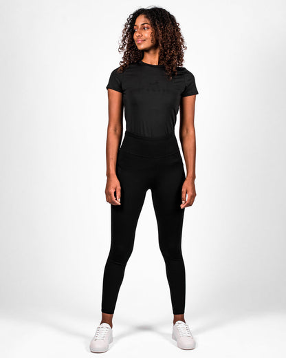 Fager Stella High Waisted Full Seat Comfort Leggings Black