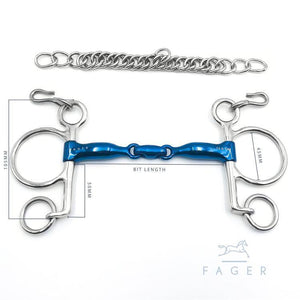 Fager Henry Titanium Double Jointed Baby Pelham 10.5cm