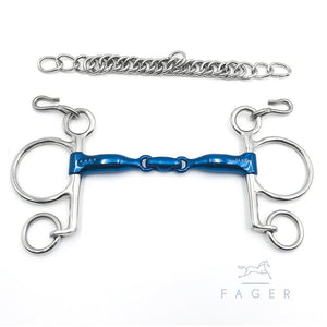 Open image in slideshow, Fager Henry Titanium Double Jointed Baby Pelham 10.5cm
