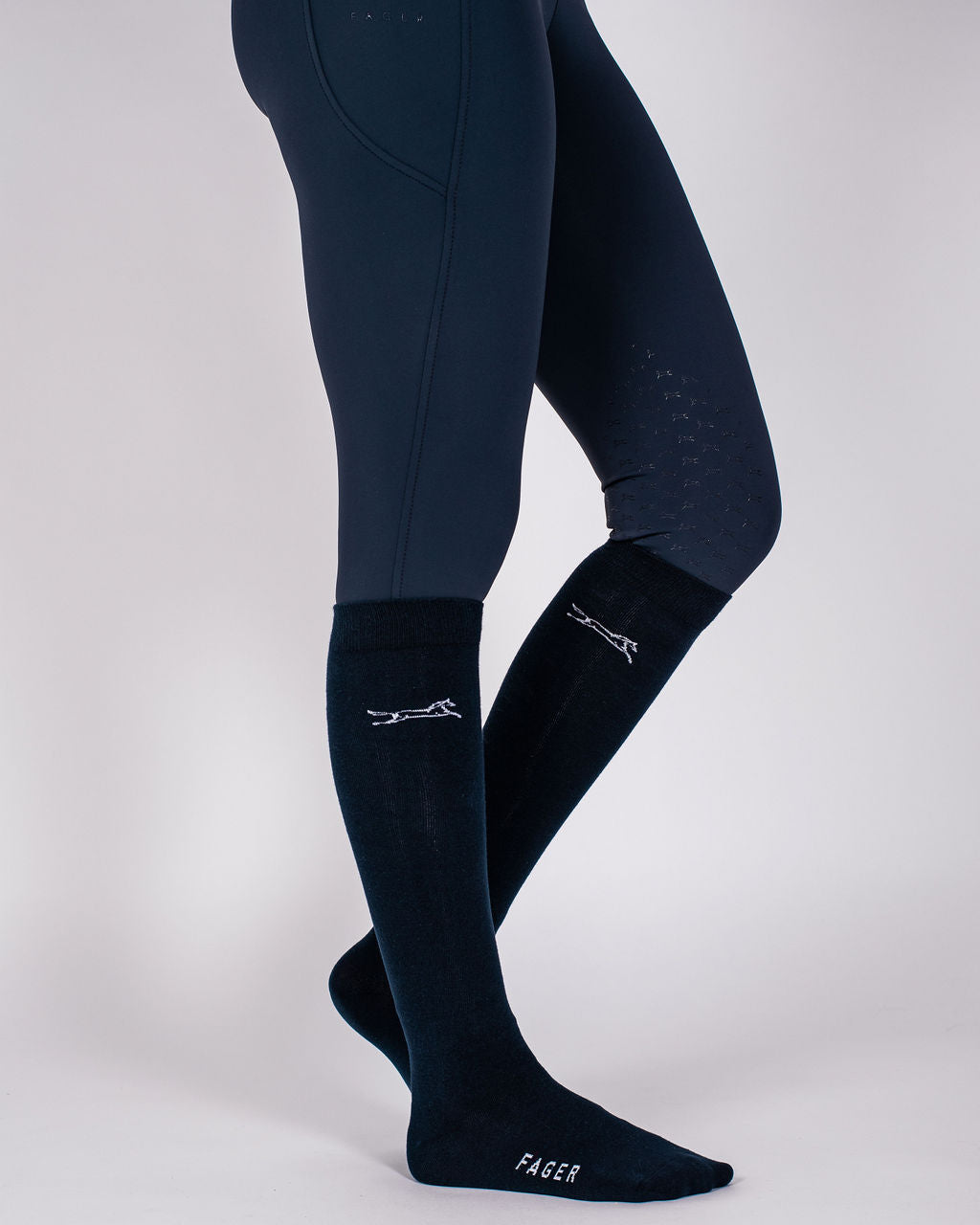 Fager Robin Riding Socks Navy