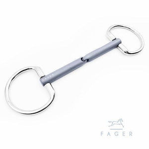 Fager Madeleine Titanium Single Joint Bradoon Fixed Ring